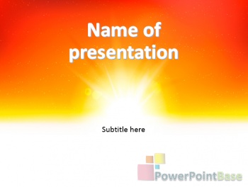 Шаблон PowerPoint №498