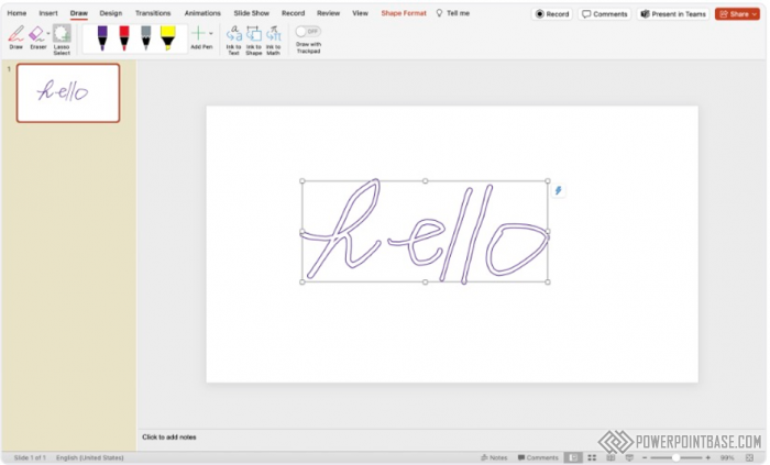 Adding Personal Touches with Ink Annotations in PowerPoint