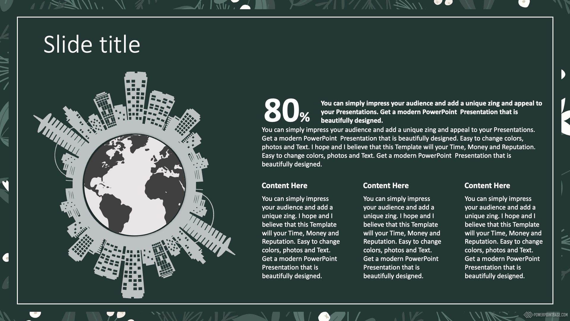 Скачать Шаблон PowerPoint №1205 для презентации бесплатно