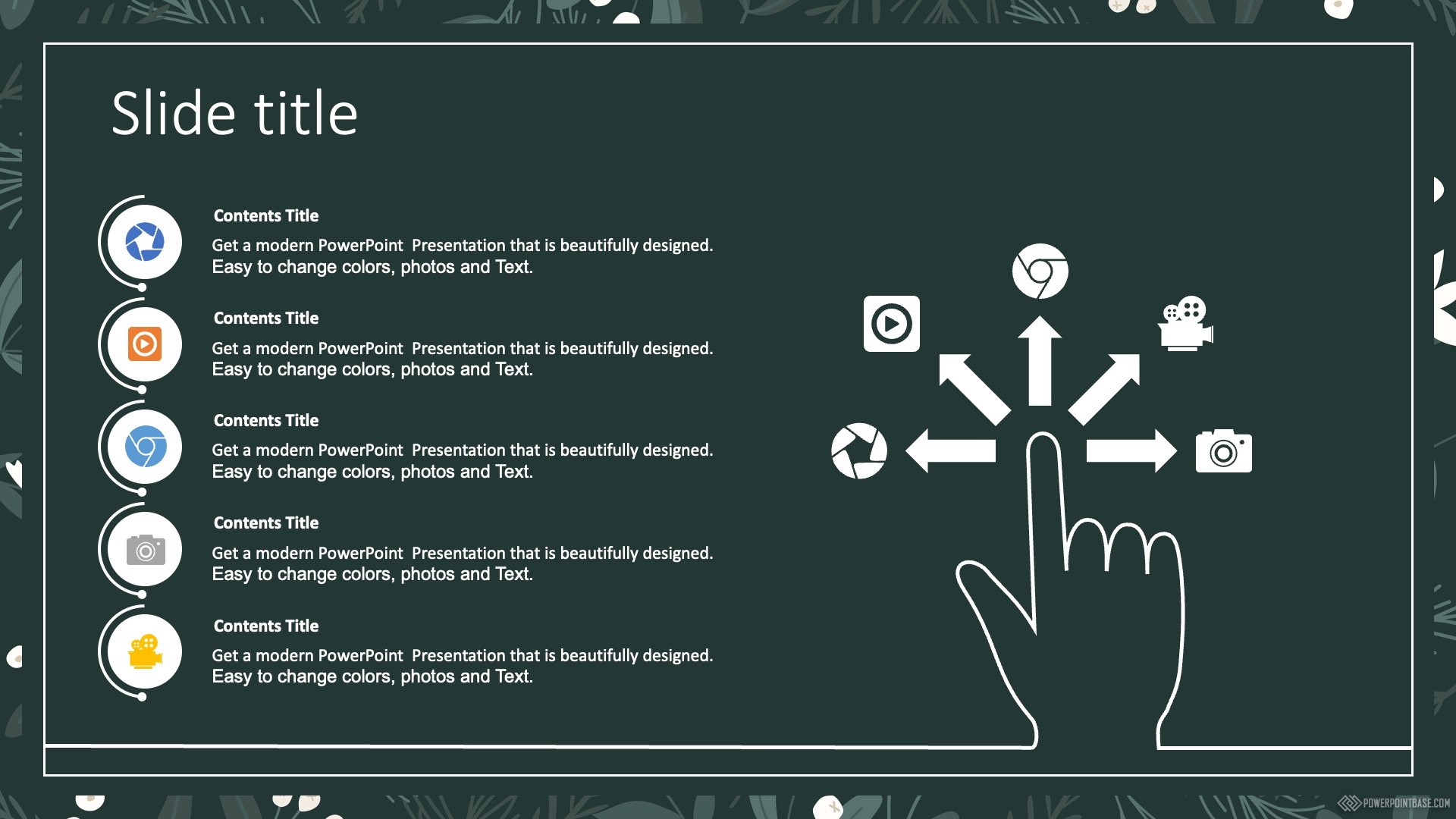 Скачать Шаблон PowerPoint №1205 для презентации бесплатно